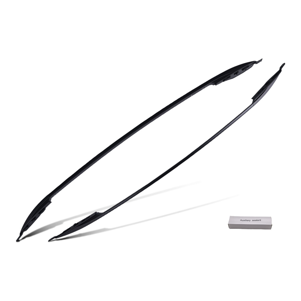 Aluminium Black Roof Rails Bars Storage Rack compatible for Ford Kuga Mk2 2013-2019