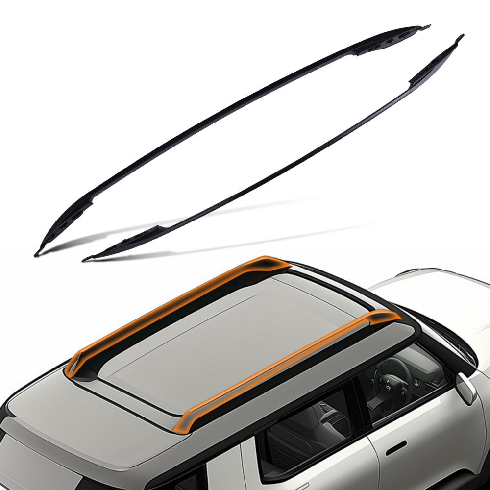 Aluminium Black Roof Rails Bars Storage Rack compatible for Ford Kuga Mk2 2013-2019