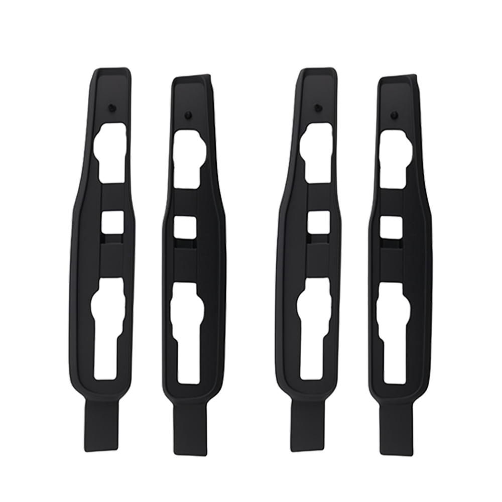 Black Luggage Roof Rail compatible for Ford Kuga MK2 2013-2019 Aluminum Alloy