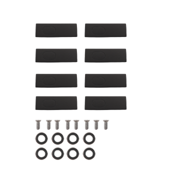 Black Luggage Roof Rail compatible for Ford Kuga MK2 2013-2019 Aluminum Alloy