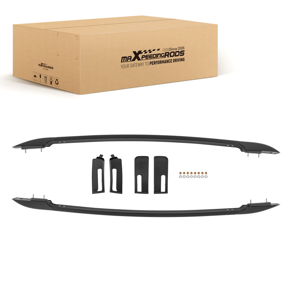 Aluminium Black Roof Rail compatible for Ford Ranger T6 T7 T8 2011-2022 New