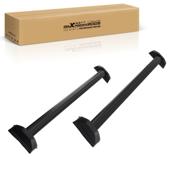 Black Roof Cross Bars Top Mount Luggage Rack Set compatible for Honda CRV Mk2 2002-2006