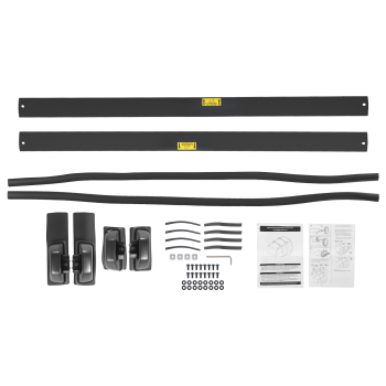 Cross Bar Luggage Rack compatible for Honda Element 2003-2011 Black Aluminum Roof