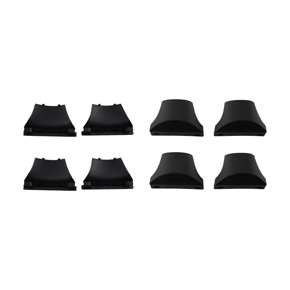 4Pcs Roof Rack Side Rails + Cross Bars for 2016-2022 compatible for Honda Pilot Roof Rail Black