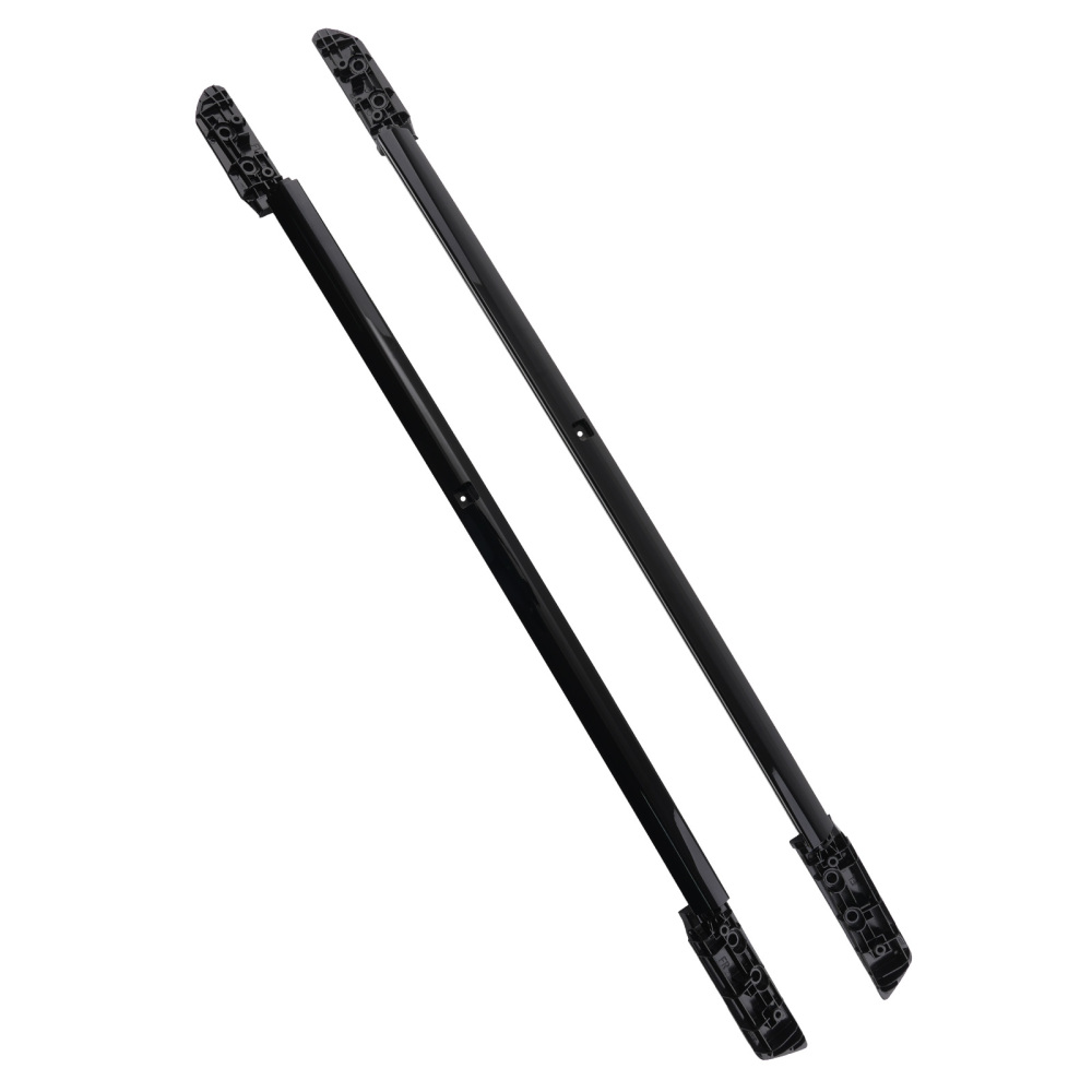 4Pcs Roof Rack Side Rails + Cross Bars for 19-2025 compatible for Honda Passport Black Aluminum