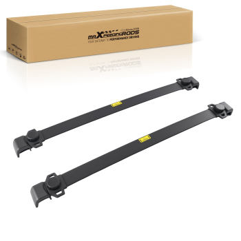 Aluminium Roof Racks Cross Bars compatible for Jeep Renegade 2014-2024 2025 2Pcs Black