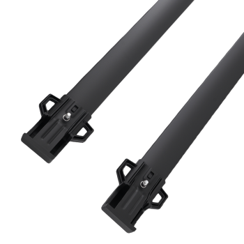Cross Bars Black Aluminium compatible for Jeep Renegade 2014-2024 Roof Rack 45kg