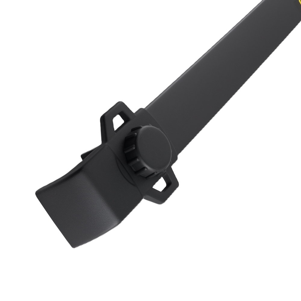 Cross Bars Black Aluminium compatible for Jeep Renegade 2014-2024 Roof Rack 45kg