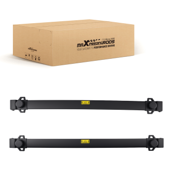Cross Bars Black Aluminium compatible for Jeep Renegade 2014-2024 Roof Rack 45kg