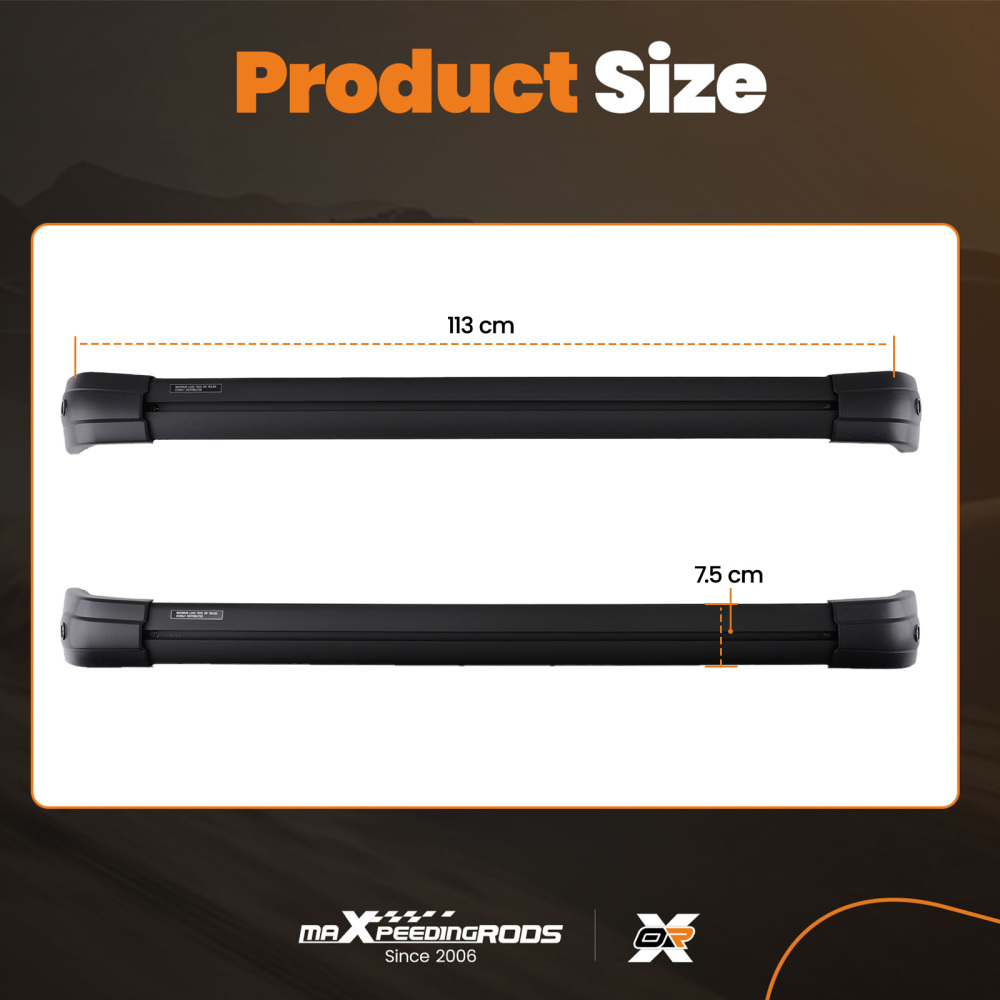 Aluminum Alloy Crossbars compatible for KIA SPORTAGE 2016-2023 Roof Luggage Rack Black
