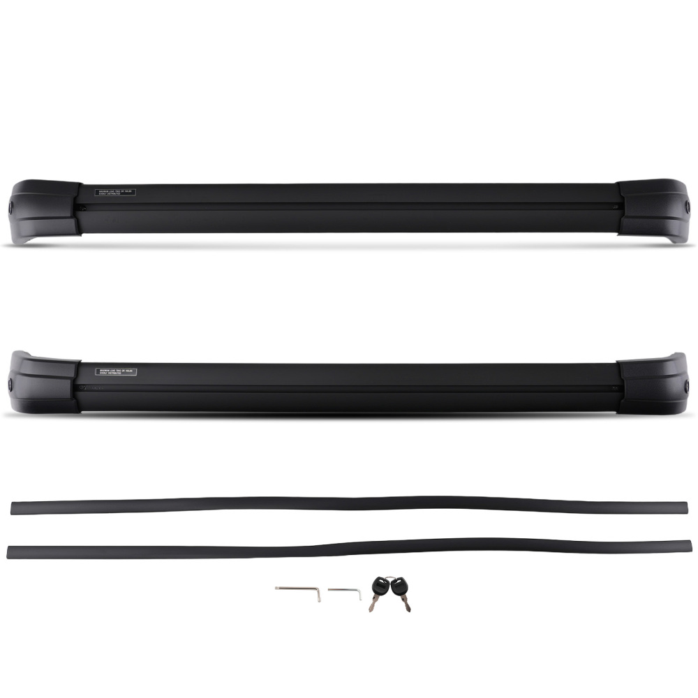 Aluminum Cargo Roof Bars compatible for KIA SPORTAGE 2016-2023 Black Crossbars Luggage