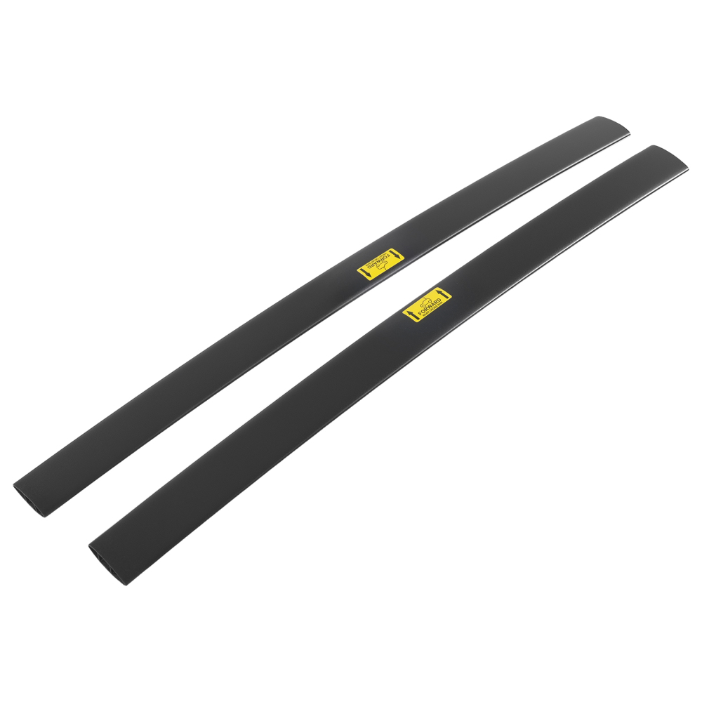 Aluminum Alloy Cross Bars compatible for Kia Soul 2020-2025 Roof Black 45KG Cap