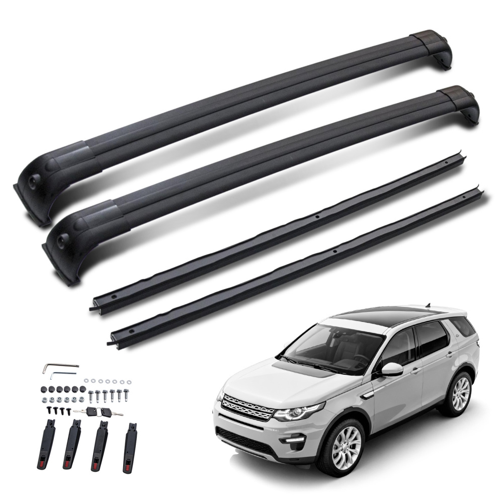 Roof Rails Rack Cross Bars Kit compatible for Range Rover Sport L320 2005-2013 Black
