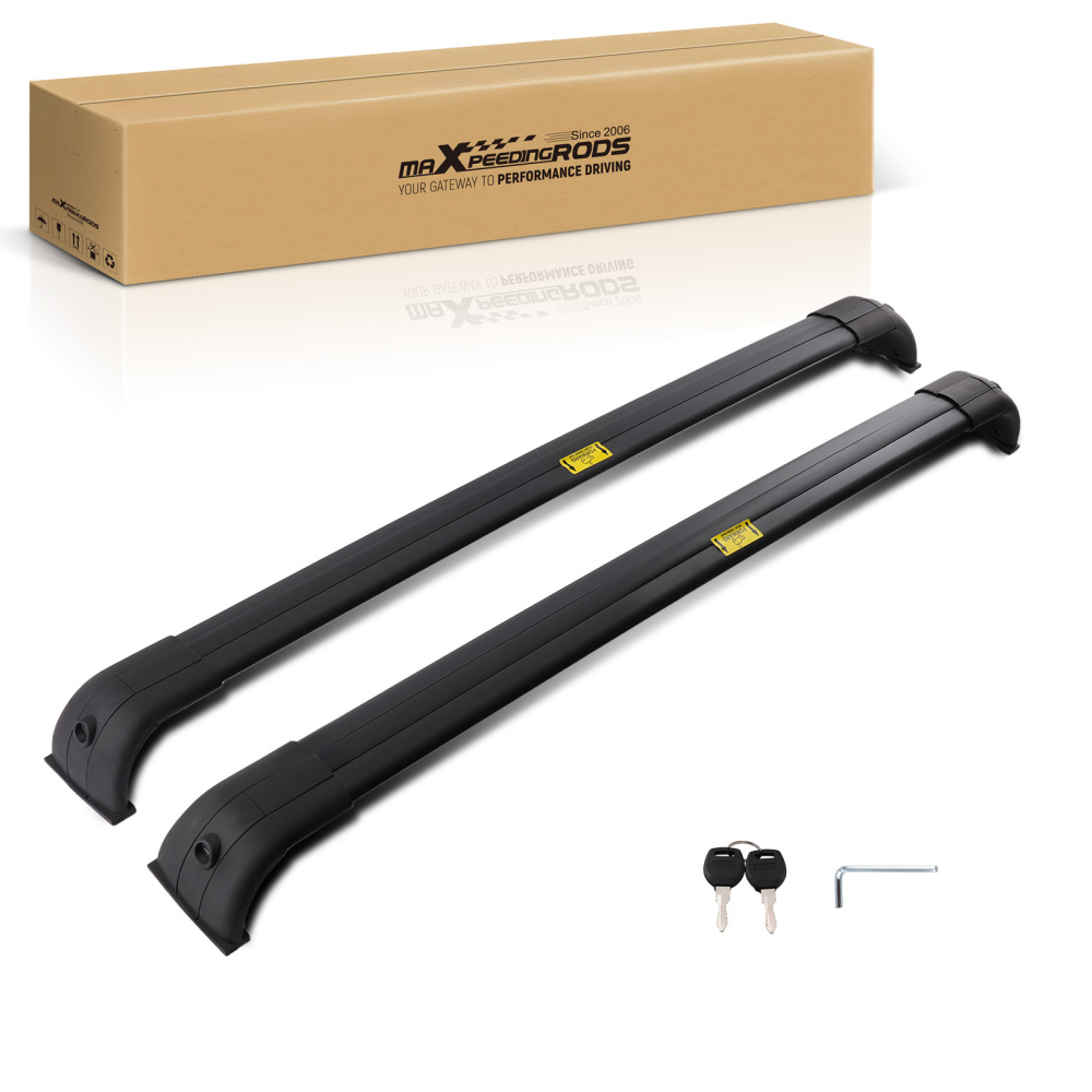 Aluminium Black Roof Bars compatible for Range Rover Sport L320 2005-2013 Luggage
