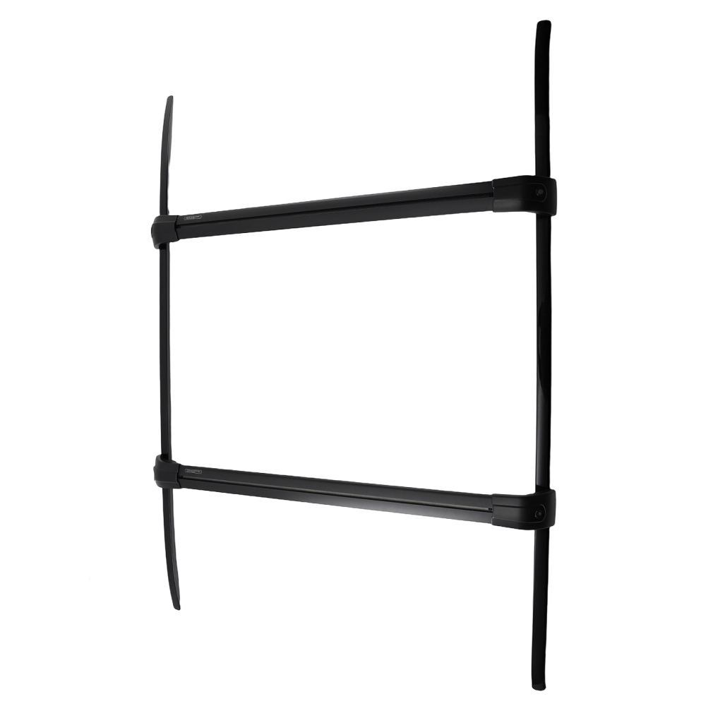 Black Roof Bar Rail Carrier compatible for Range Rover Sport L494 MK2 2013-2022 Aluminium