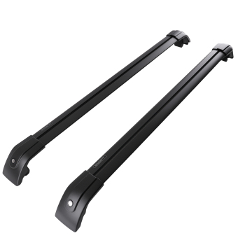 Black Roof Bar Rail Carrier compatible for Range Rover Sport L494 MK2 2013-2022 Aluminium