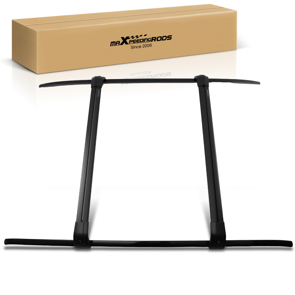 Black Roof Bar Rail Carrier compatible for Range Rover Sport L494 MK2 2013-2022 Aluminium