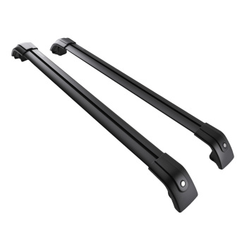 Black Roof Rack Rails Cross Bars compatible for Land Rover Discovery Sport L550 15-23