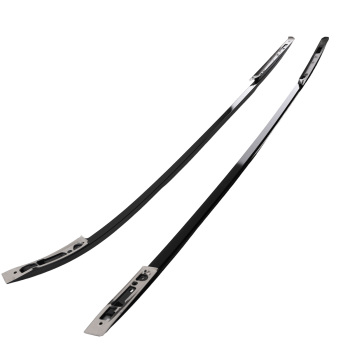 Black Roof Rack Rails Cross Bars compatible for Land Rover Discovery Sport L550 15-23