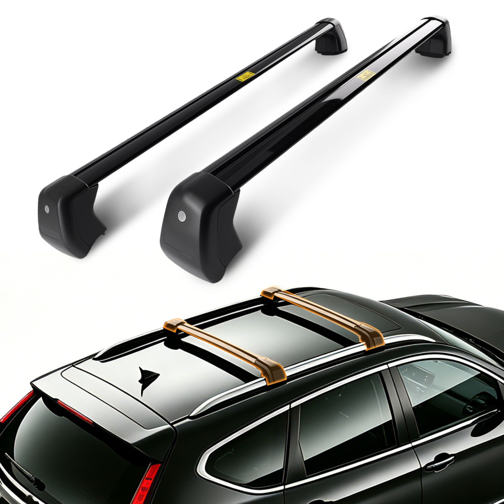Aluminium Black Roof Rack compatible for Jaguar F-Pace X761 2015-2023 Cross Bar 45KG