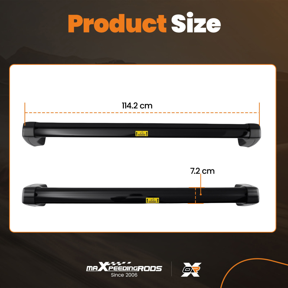 Black Aluminium Roof Cross Bars Pair Storage compatible for Land Rover Defender 90 L663 20+