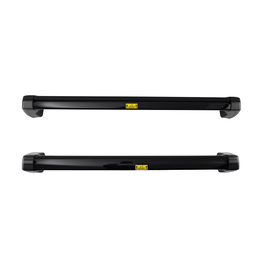 Pair Aluminium Black Roof Cross Bars compatible for Land Rover Defender 90 L663 2020-2024