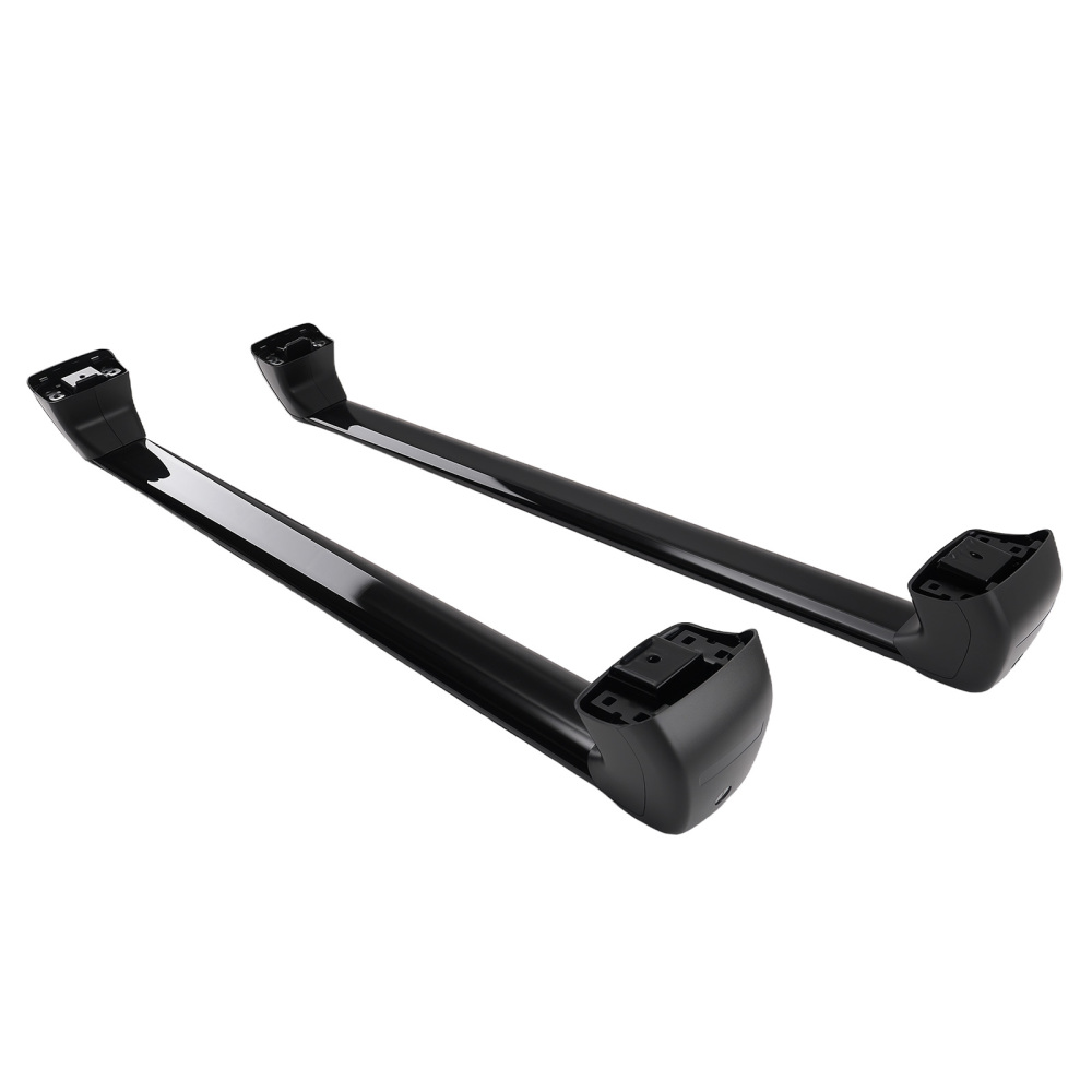 Pair Aluminium Black Roof Cross Bars compatible for Land Rover Defender 90 L663 2020-2024