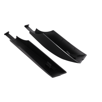 Black Roof Luggage Carrier Rails compatible for Land Rover Discovery 3 4 2004-2018