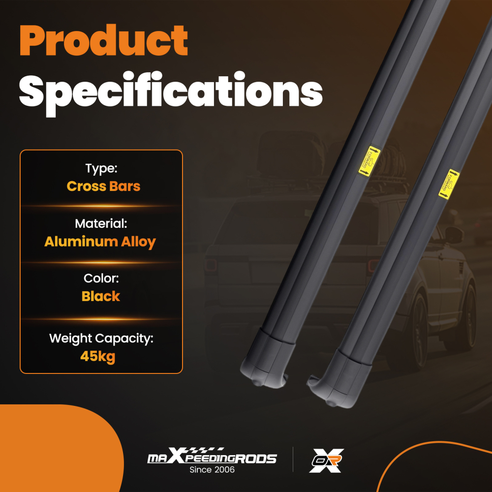 Cross Bars Roof Rails Rack compatible for Land Rover Discovery 34 L319 2005-2018