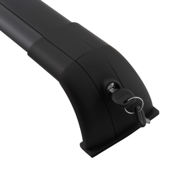 Black Cross Rail Bar compatible for Land Rover Discovery 3/4 05-18 Aluminium Roof 45KG