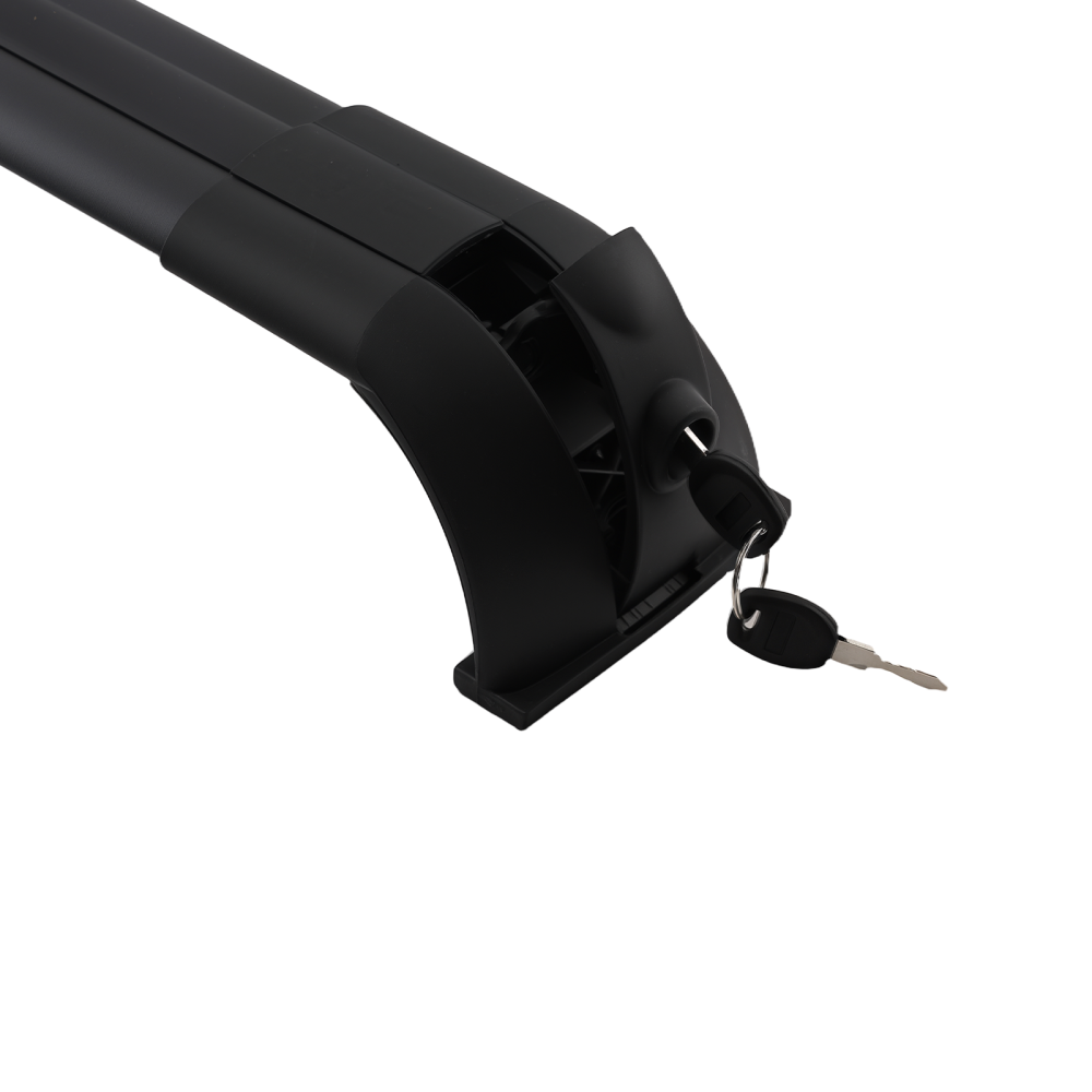 Black Cross Rail Bar compatible for Land Rover Discovery 3/4 05-18 Aluminium Roof 45KG