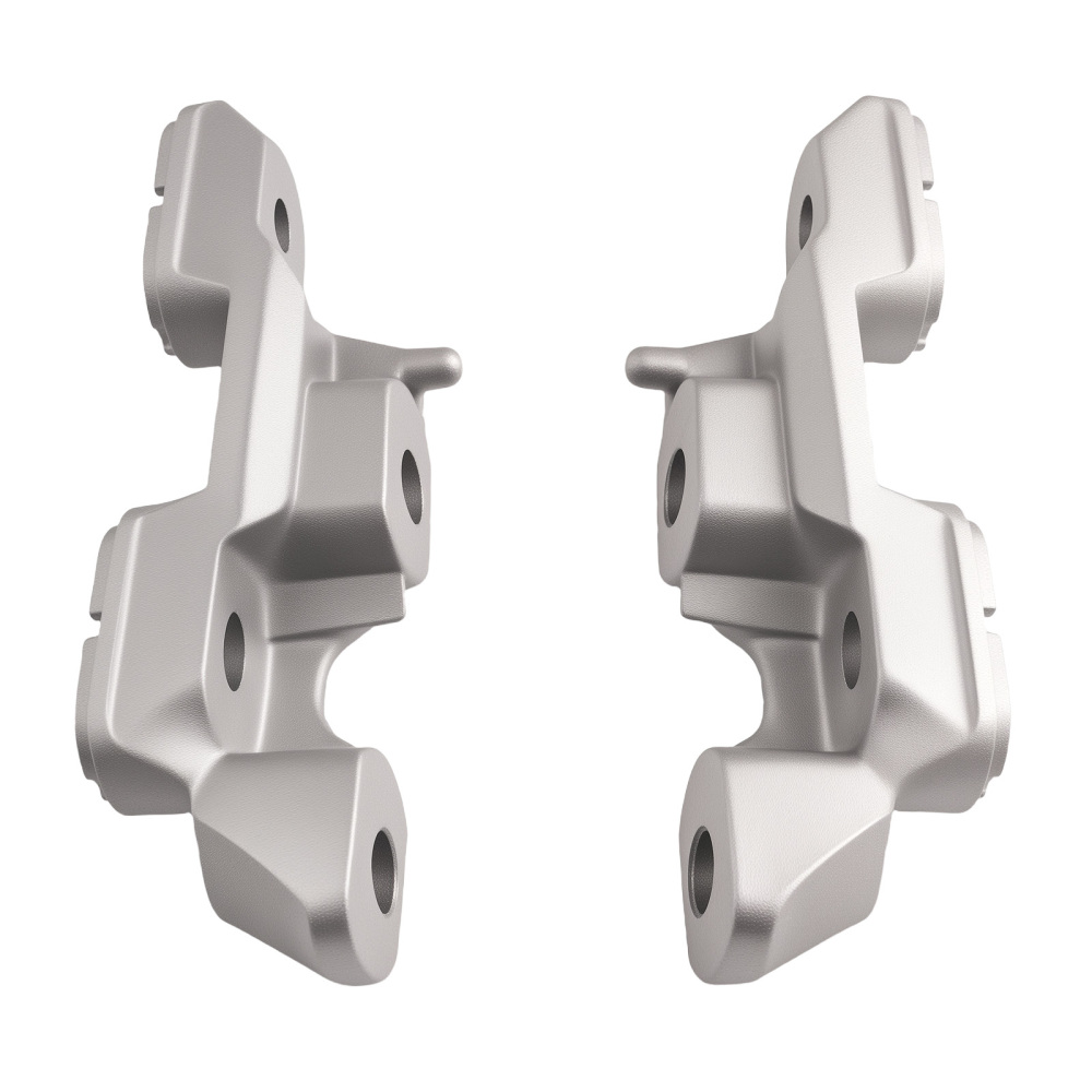 Black Roof Carrier Rail compatible for Land Rover Discovery 5 L462 2017+ Aluminum