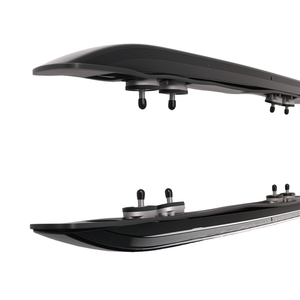 Black Roof Carrier Rail compatible for Land Rover Discovery 5 L462 2017+ Aluminum