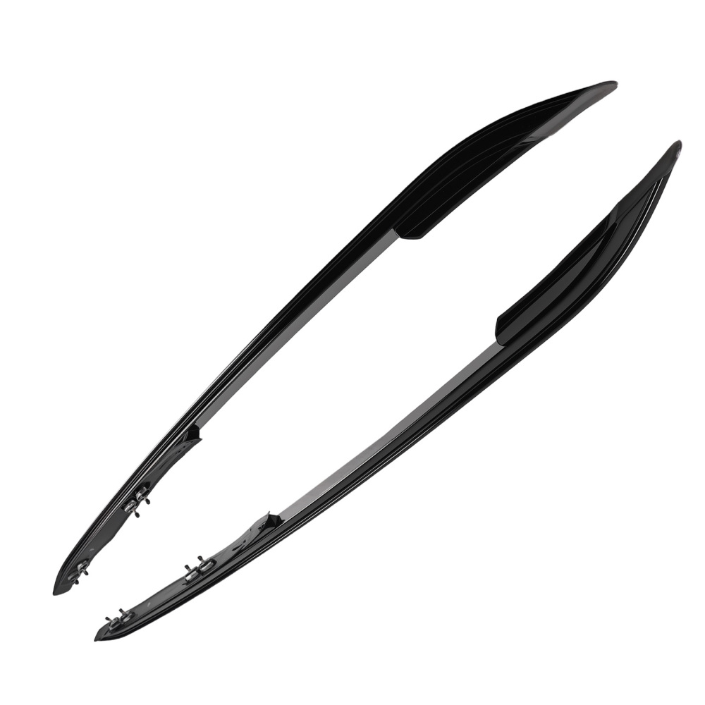 Black Roof Carrier Rail compatible for Land Rover Discovery 5 L462 2017+ Aluminum