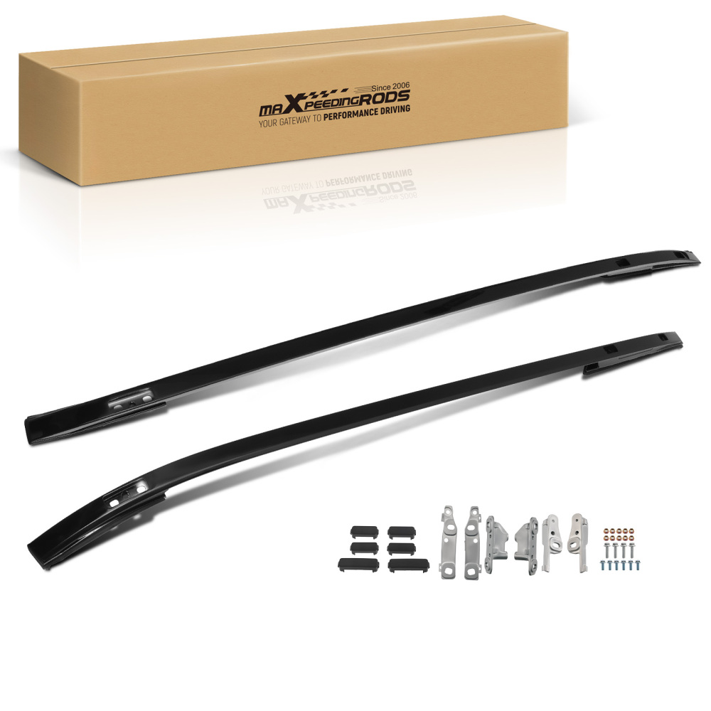Aluminium Black Roof Rail Bar compatible for Land Rover Discovery Sport L550 2014+
