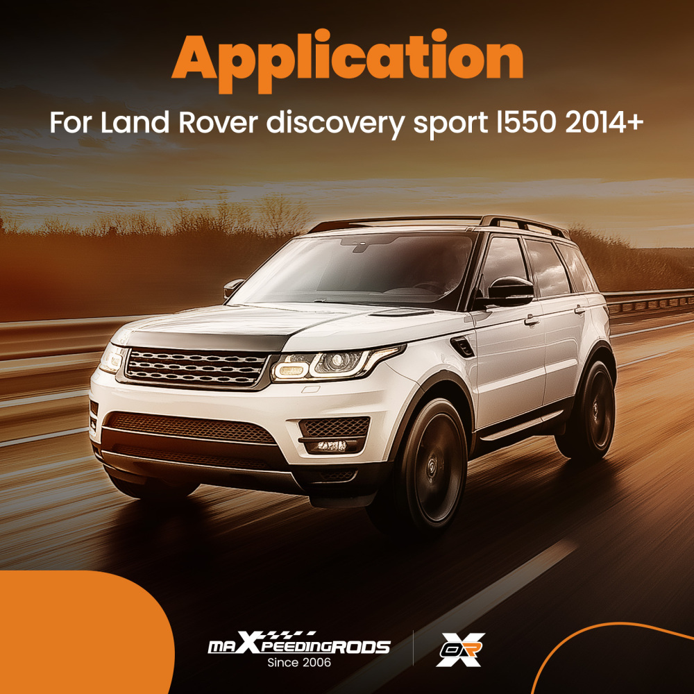 Aluminium Black Roof Rail Bar compatible for Land Rover Discovery Sport L550 2014+