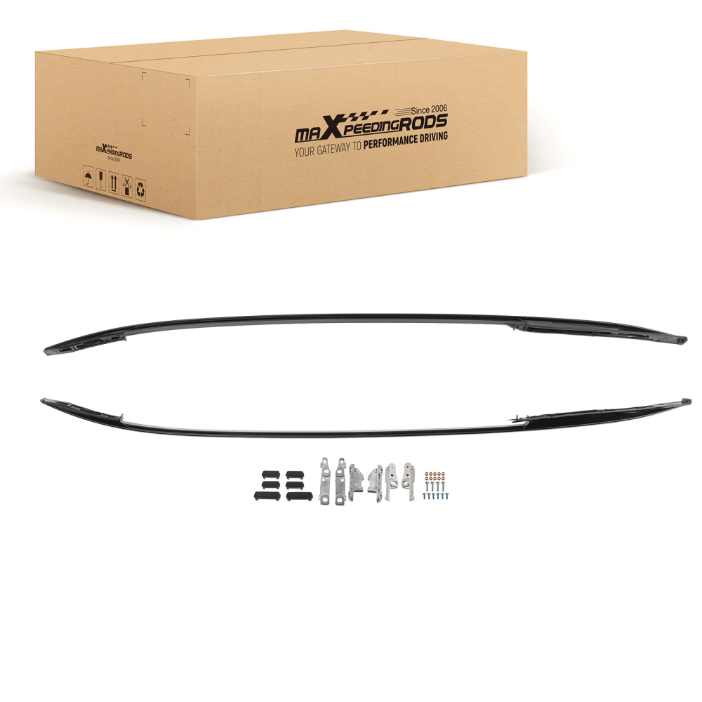 Aluminium Black Roof Rail Bar compatible for Land Rover Discovery Sport L550 2014+