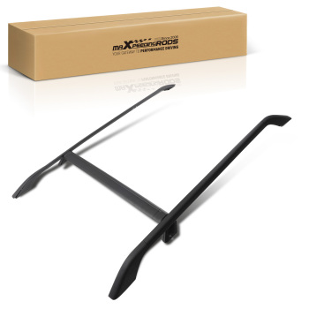 Roof Rack Side Rails Cross Bars Black compatible for Land Rover Freelander 2 2006-2014