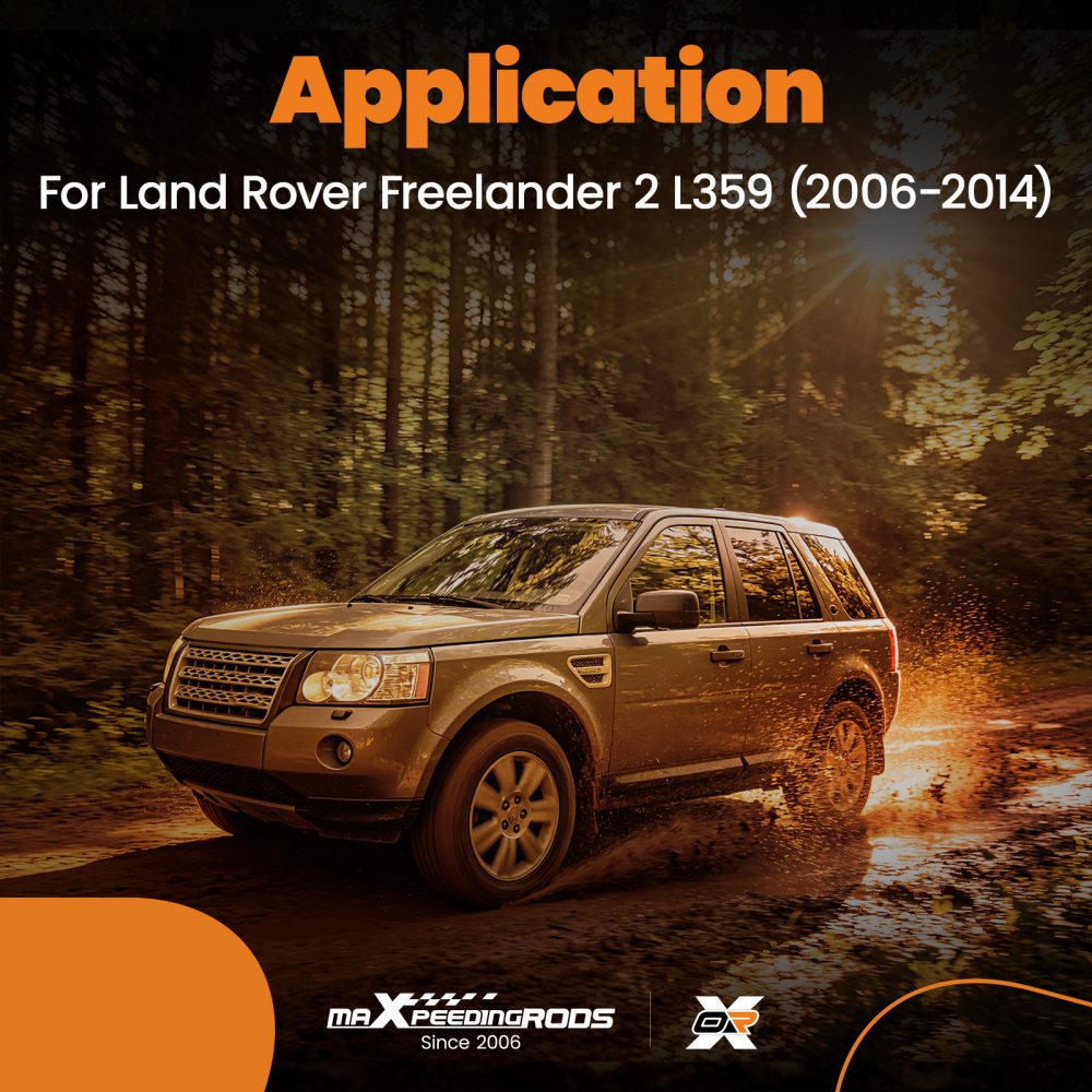 Roof Rack Side Rails Cross Bars Black compatible for Land Rover Freelander 2 2006-2014