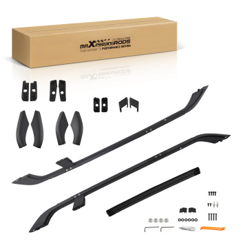 Car Roof Rack Rail compatible for Land Rover Freelander 2 2006-2014 Cross Bar Black