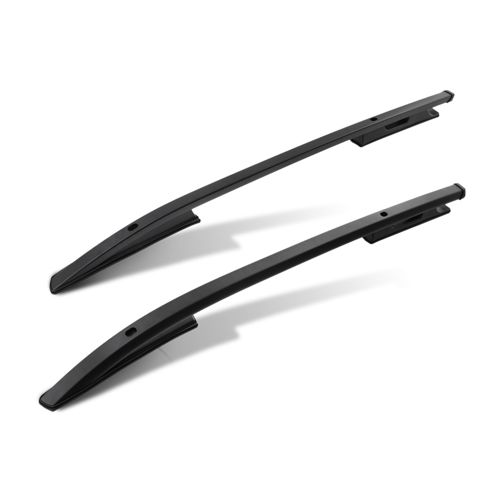 Black Aluminium Roof Rack Rails Side Bars Set compatible for Mitsubishi L200 / Triton 15+