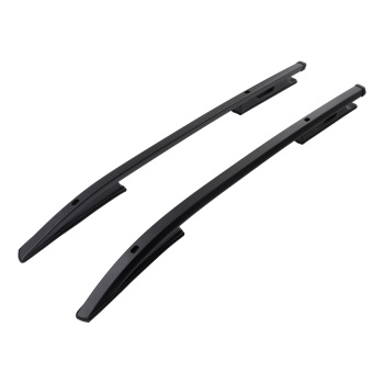 Black Aluminium Roof Rack Rails Side Bars Set compatible for Mitsubishi L200 / Triton 15+