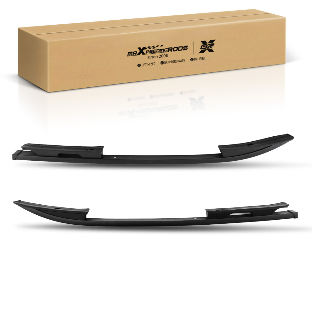 Black Aluminium Roof Rack Rails Side Bars Set compatible for Mitsubishi L200 / Triton 2015+