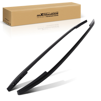 2PCS Roof Rails compatible for Nissan Qashqai 2014-2023 Aluminum Top Rack Bars Black