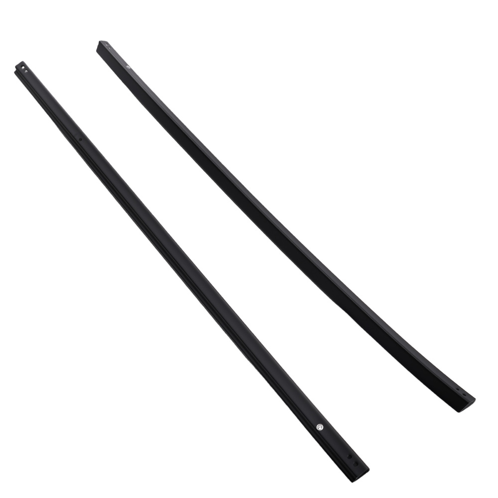 Roof Rails Rack Bars Aluminium Black Luggage Carrier compatible for Nissan Qashqai MK2 J11