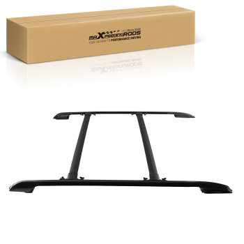 Aluminium Black Roof Rails Rack Cross Bars Set compatible for Toyota RAV4 MK3 2006-2012