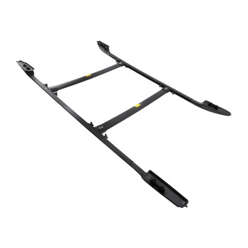 Aluminium Black Roof Rails Rack Cross Bars Set compatible for Toyota RAV4 MK3 2006-2012