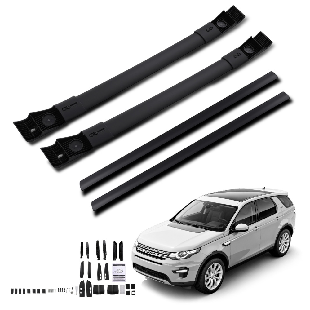 Black Roof Rails Roof RackCrossbars Cross Bars compatible for Toyota RAV4 2012-2019