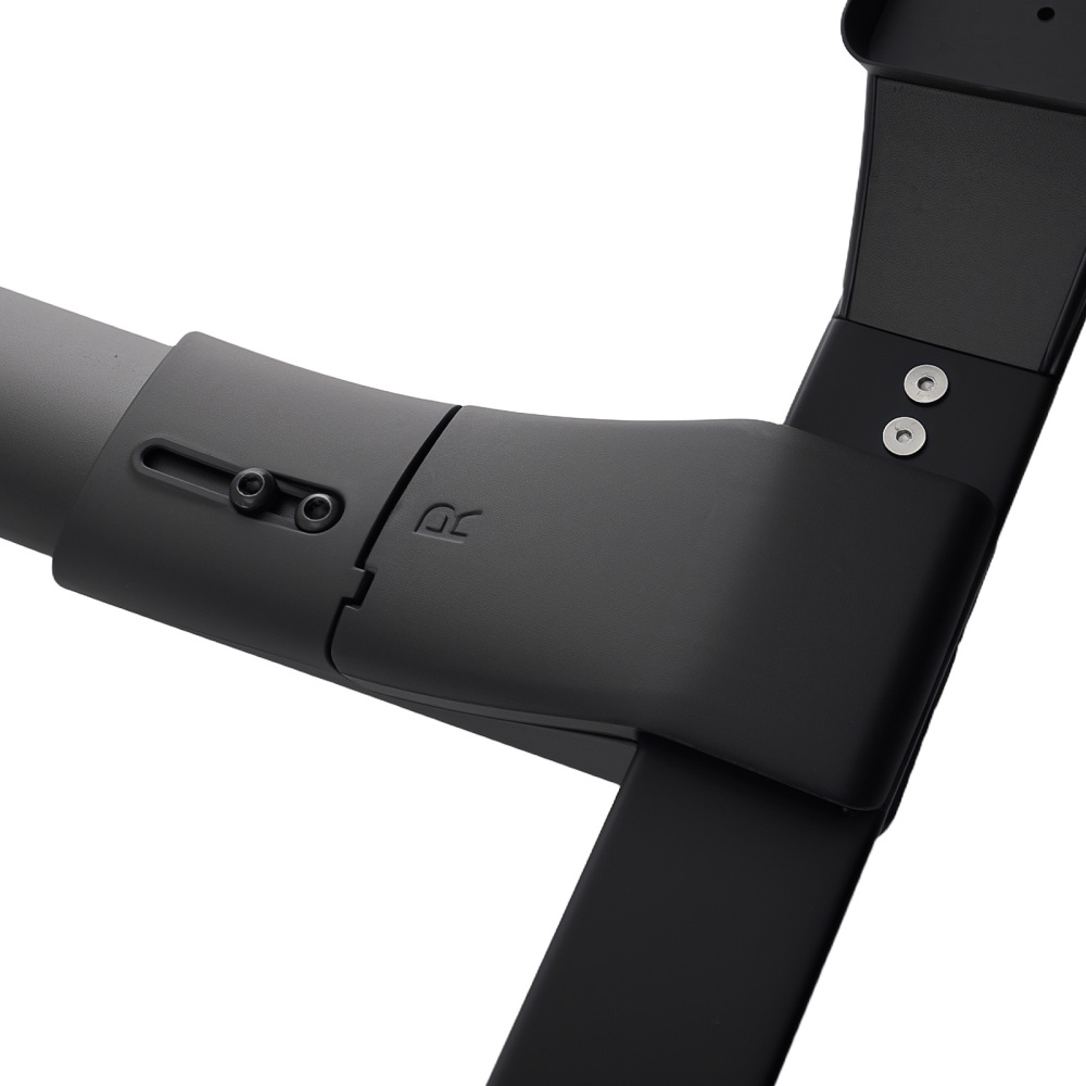 4Pcs Aluminium Black Roof Rails Rack Cross Bars Set compatible for Toyota RAV4 2012-2019