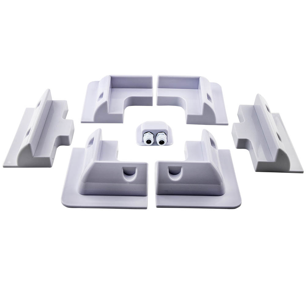 Solar Panel Corner Mounting BracketsSide MountsCable Entry for RV Caravan